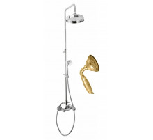 Душевая стойка со смесителем для верхнего и ручного душа CEZARES ATLANTIS-CD-02-Sw/M
