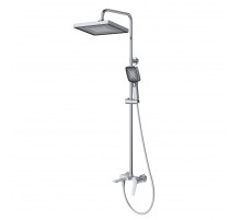 Душевая стойка Cezares со смесителем и изливом LINER-CVD-01 хром