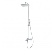 Душевая стойка со смесителем и изливом, верхним и ручным душем BelBagno ARDENTE-VSCM-CRM