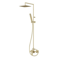 Душевая колонна со смесителем, верхний душ из нержавеющей стали CEZARES PORTA-CD-SR