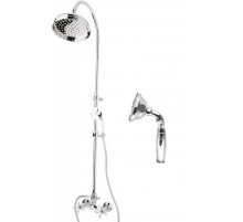 Душевая стойка со смесителем, верхним и ручным душем CEZARES NOSTALGIA-CD-01-M