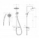 Душевая стойка со смесителем, изливом, верхним и ручным душем CEZARES LUX-CVD-01