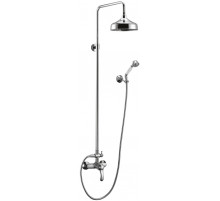 Душевая стойка со смесителем для верхнего и ручного душа CEZARES LIRA-M-CD-01