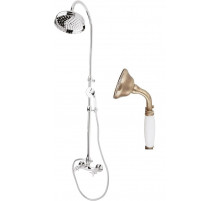 Душевая стойка со смесителем, верхним и ручным душем CEZARES LORD-CD-02-Bi