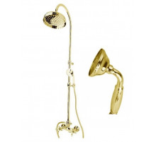 Душевая стойка со смесителем, верхним и ручным душем CEZARES NOSTALGIA-CD-03/24-M