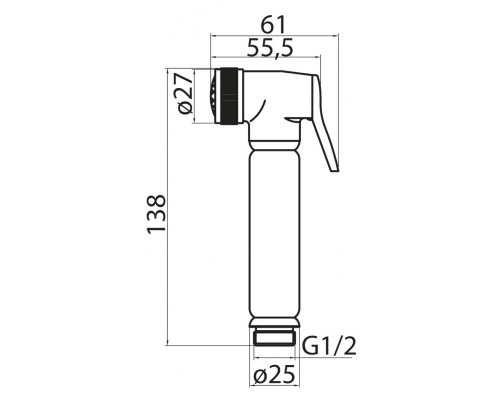 Гигиенический душ Cezares CZR-ID5-01