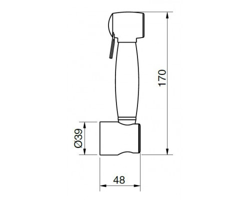 Гигиенический душ CEZARES ATLANTIS-U-ID-03/24