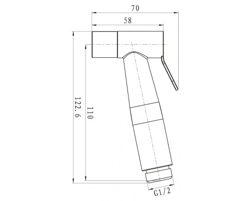 Гигиенический душ NOVA BB-BFS1-IN