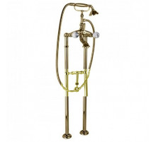 Напольный смеситель для ванны с ручным душем, с кронштейном слива-перелива CEZARES ATLANTIS-VDPS-03/24-Sw/M