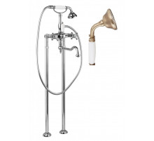 Напольный смеситель для ванны с поворотным изливом CEZARES GOLF-VDP2-02-Bi