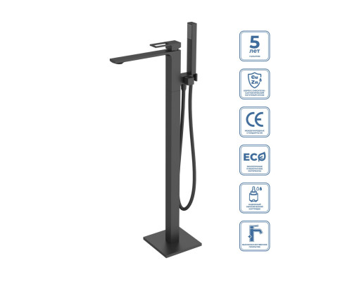 Напольный смеситель BelBagno LUCE LUC-FMT-NERO