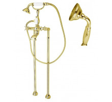 Напольный смеситель для ванны с ручным душем, шлангом 150 см CEZARES LORD-VDP-03/24-M