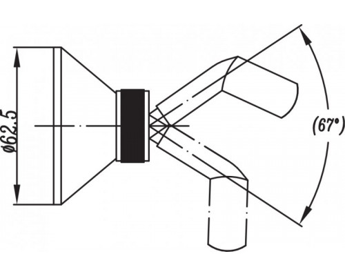 Держатель ручного душа CEZARES CZR-U-SOC-01