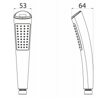 Ручной душ BB-D1LED-CRM