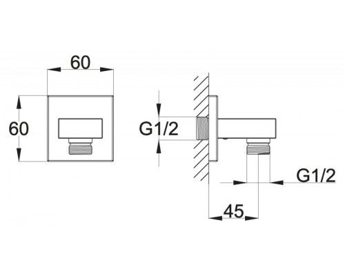 Штуцер ARL-PG-CRM