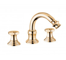 Смеситель для биде на три отверстия Cezares APHRODITE-BBS2-03/24-O