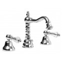 Смеситель для биде на три отверстия с донным клапаном CEZARES DIAMOND-BBS2-01-Sw