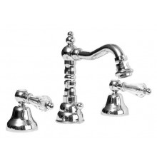 Смеситель для биде на три отверстия с донным клапаном CEZARES DIAMOND-BBS2-01-Sw