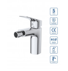 Смеситель для биде без донного клапана BelBagno DUE-BD-CRM-W0