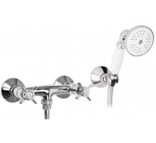 Смеситель для душа с ручным душем, шлангом 150 см и держателем CEZARES LORD-D-01-Bi