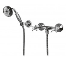 Смеситель для душа с ручным душем, шлангом 150 см и держателем CEZARES LORD-D-01-M