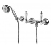 Смеситель для душа с ручным душем шлангом 150см и держателем CEZARES DIAMOND-D-01-Sw