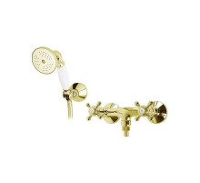 Смеситель для душа с ручным душем, шлангом 150 см и держателем CEZARES GOLF-D-03/24-Bi