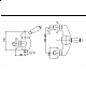 Смеситель для душа с ручным душем CEZARES ELITE-D-03/24-Nc