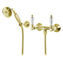 Смеситель для душа с ручным душем шлангом 150см и держателем CEZARES DIAMOND-D-03/24-Sw