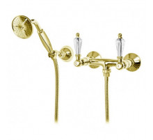 Смеситель для душа с ручным душем шлангом 150см и держателем CEZARES DIAMOND-D-03/24-Sw