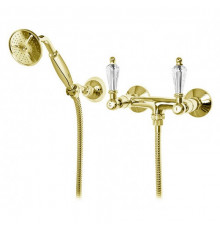 Смеситель для душа с ручным душем шлангом 150см и держателем CEZARES DIAMOND-D-03/24-Sw