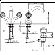 Смеситель для раковины с донным клапаном CEZARES ATLANTIS-LS1-02-Sw/M