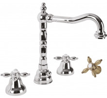 Смеситель для раковины на три отверстия CEZARES NOSTALGIA-BLS2-02