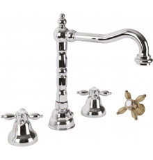 Смеситель для раковины на три отверстия CEZARES NOSTALGIA-BLS2-02