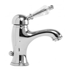 Смеситель для раковины с донным клапаном CEZARES VINTAGE-LSM1-01-Sw