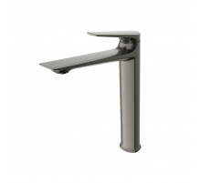 Cмеситель для накладной раковины Cezares LINER-LC-GM-W0 оружейная сталь, без донного клапана