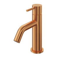 Смеситель для раковины однорычажный, с тонкой ручкой с донным клапаном CEZARES LEAF-LSM2-L-SS