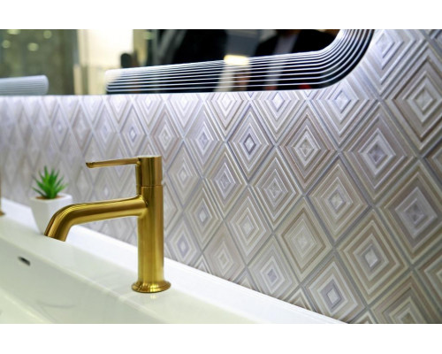 Смеситель для раковины без донного клапана CEZARES ECO-LS-BORO-W0 брашированное золото