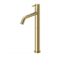 Смеситель для накладной раковины с тонкой ручкой с донным клапаном CEZARES LEAF-LC2-L-SR Sunrise