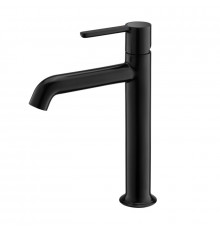 Смеситель для раковины без донного клапана CEZARES ECO-LC-NOP-W0 чёрный матовый