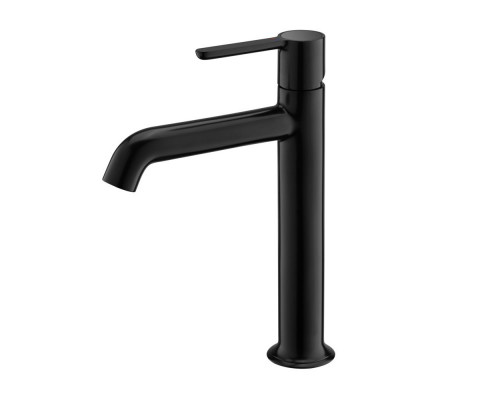 Смеситель для раковины без донного клапана CEZARES ECO-LC-NOP-W0 чёрный матовый