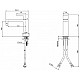 Смеситель для раковины CEZARES UNIKA-LSM1-01-W0 без донного клапана