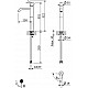 Смеситель для накладной раковины с тонкой ручкой с донным клапаном CEZARES LEAF-LC2-L-SR Sunrise