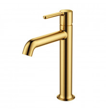 Смеситель для раковины без донного клапана CEZARES ECO-LC-BORO-W0 брашированное золото