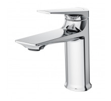 Cмеситель для накладной раковины Cezares LINER-LS-01-W0 хром, без донного клапана