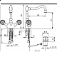 Смеситель для раковины CEZARES ATLANTIS-LS2-02-Sw/M