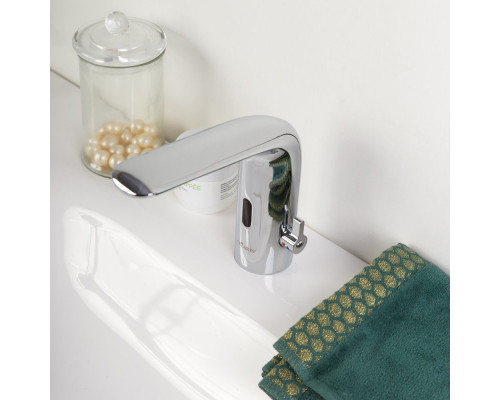 Электронный смеситель для раковины без донного клапана CEZARES VAGUE-ELS-01-W0