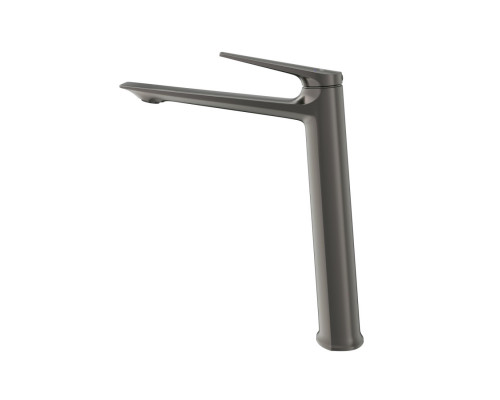 Cмеситель для накладной раковины Cezares LINER-LC-GM-W0 оружейная сталь, без донного клапана