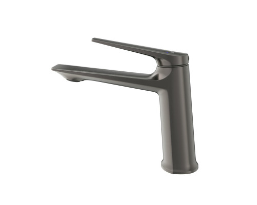 Cмеситель для накладной раковины Cezares LINER-LS-GM-W0 оружейная сталь, без донного клапана