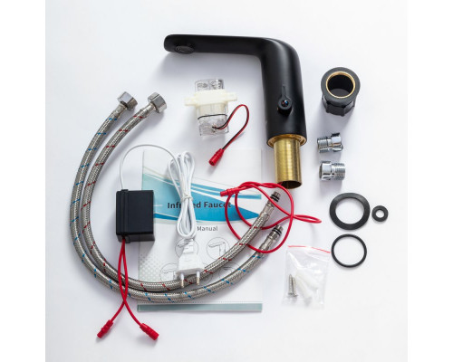 Электронный смеситель для раковины без донного клапана CEZARES VAGUE-ELS-01-W0